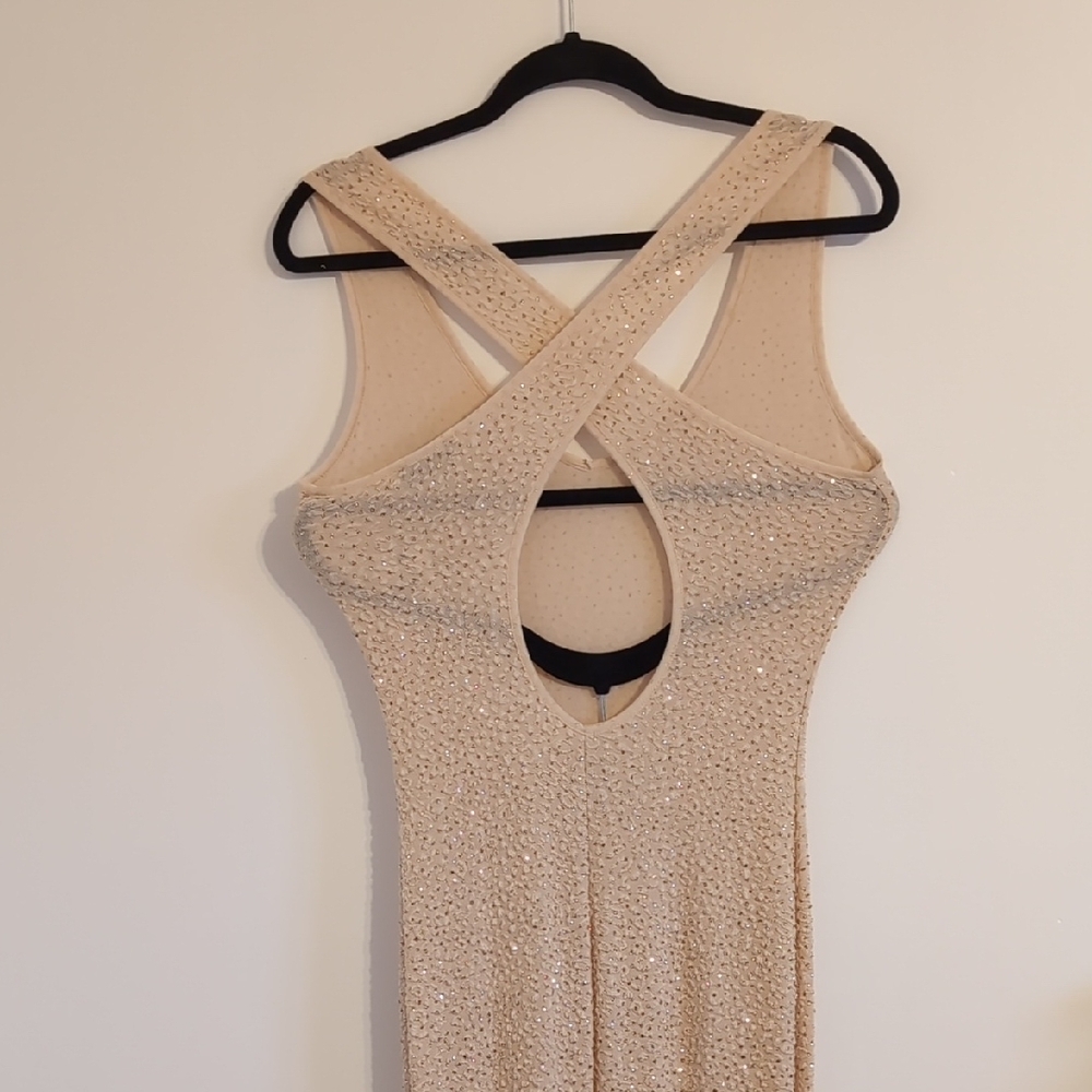 Eclipse Cream Sleeveless Maxi Dress - Picture 2 of 4